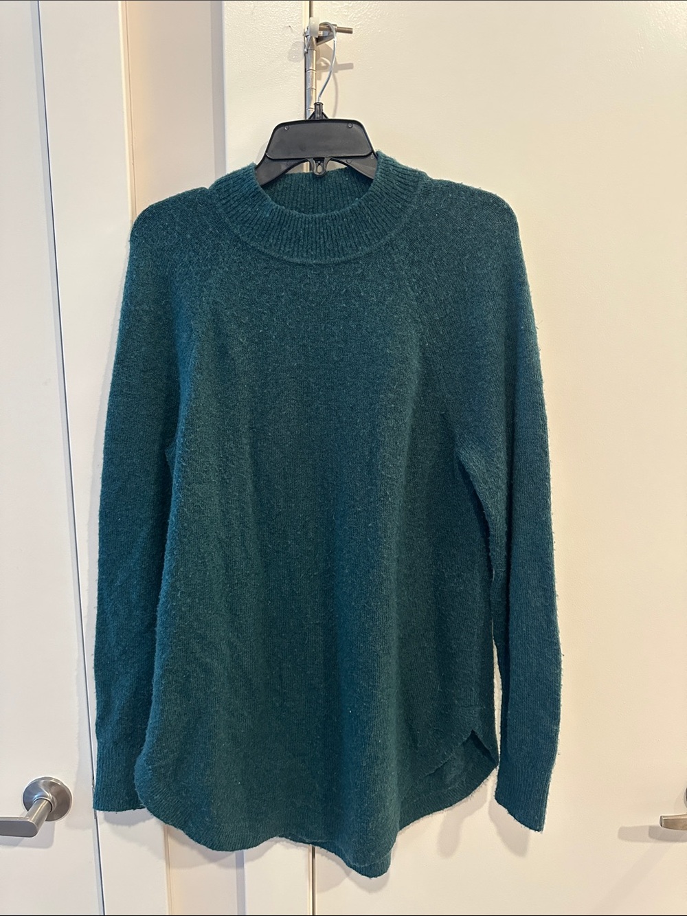 LOFT Teal Cowlneck Sweater - Women's